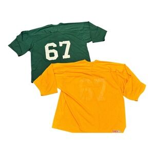 Hosers Hockey Jersey Green Gold Number 67 St Patricks Day Halloween Costume‎